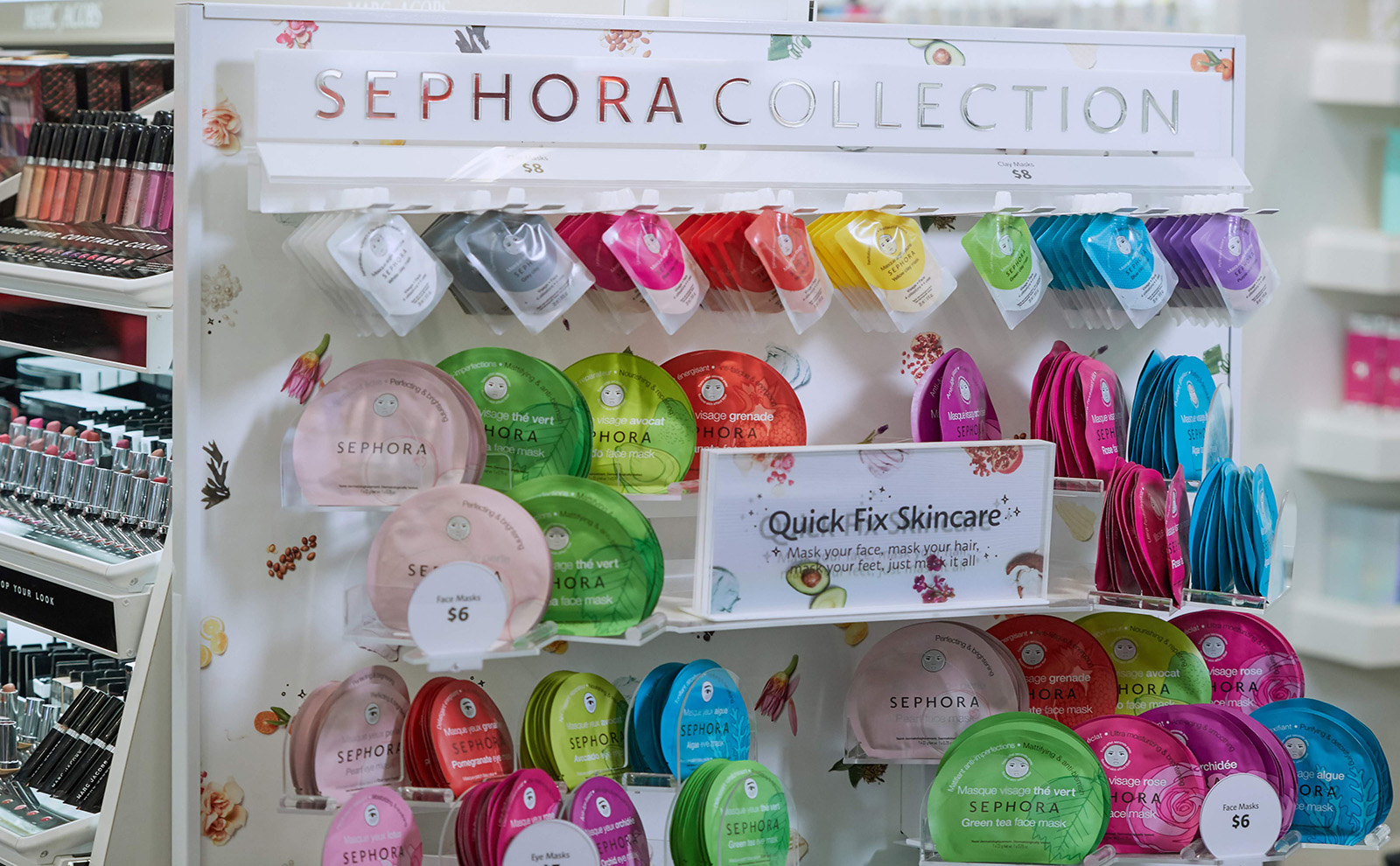 A closer look at the Sephora Endcap display