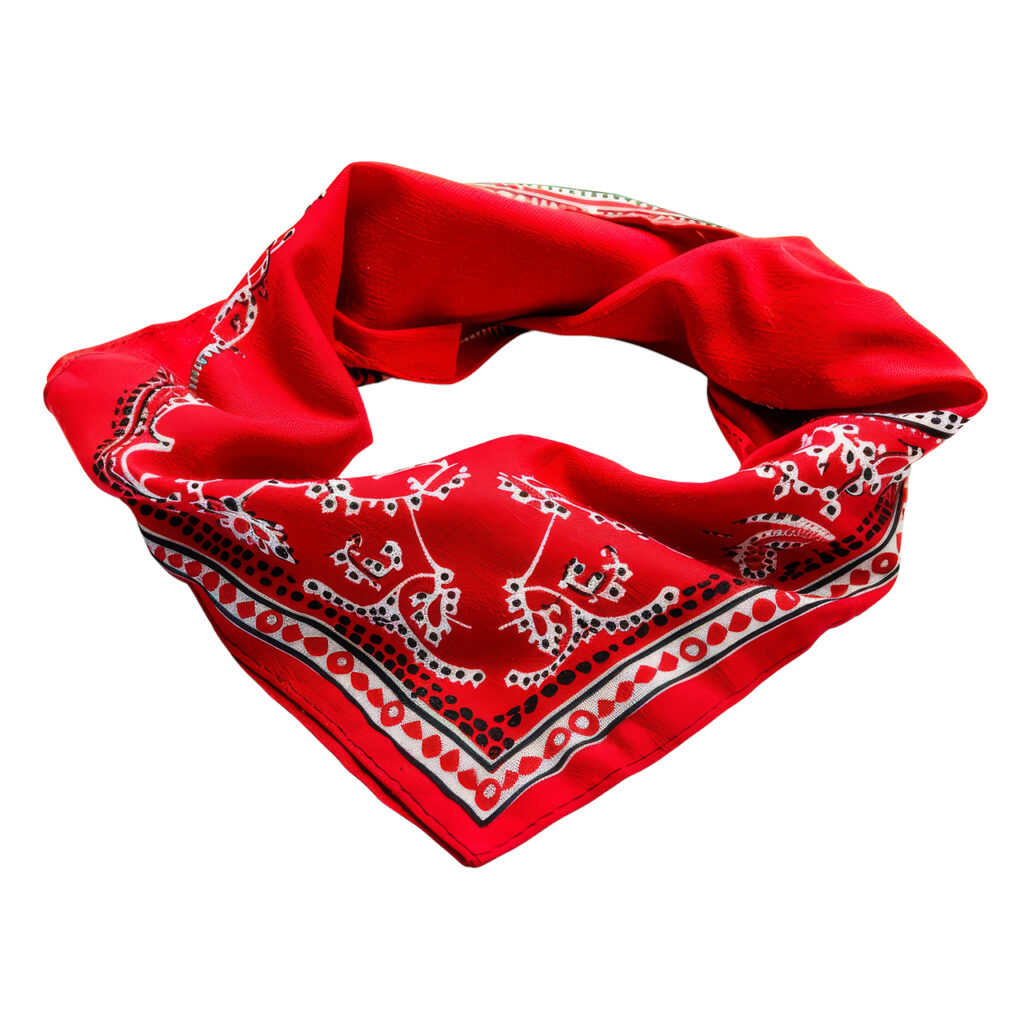 A red bandana.