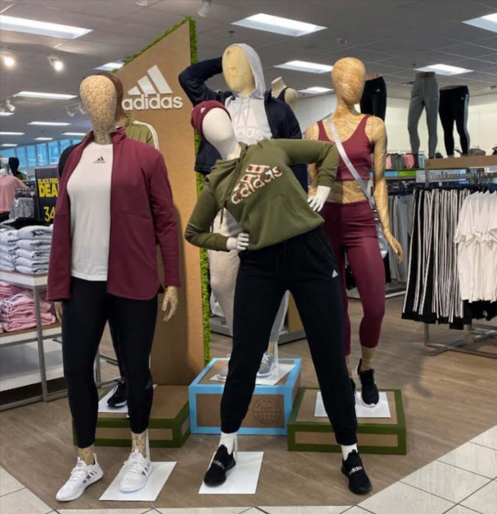 Adidas Inclusive Activewear Mannequin Display